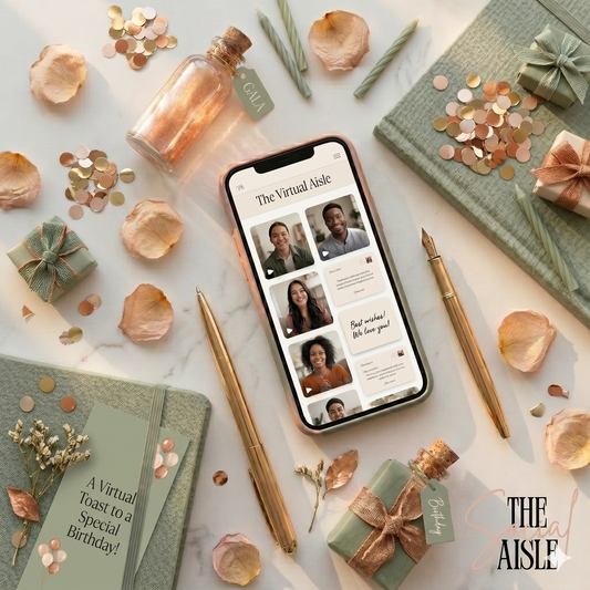 Birthday digital guestbook — video messages from guests"